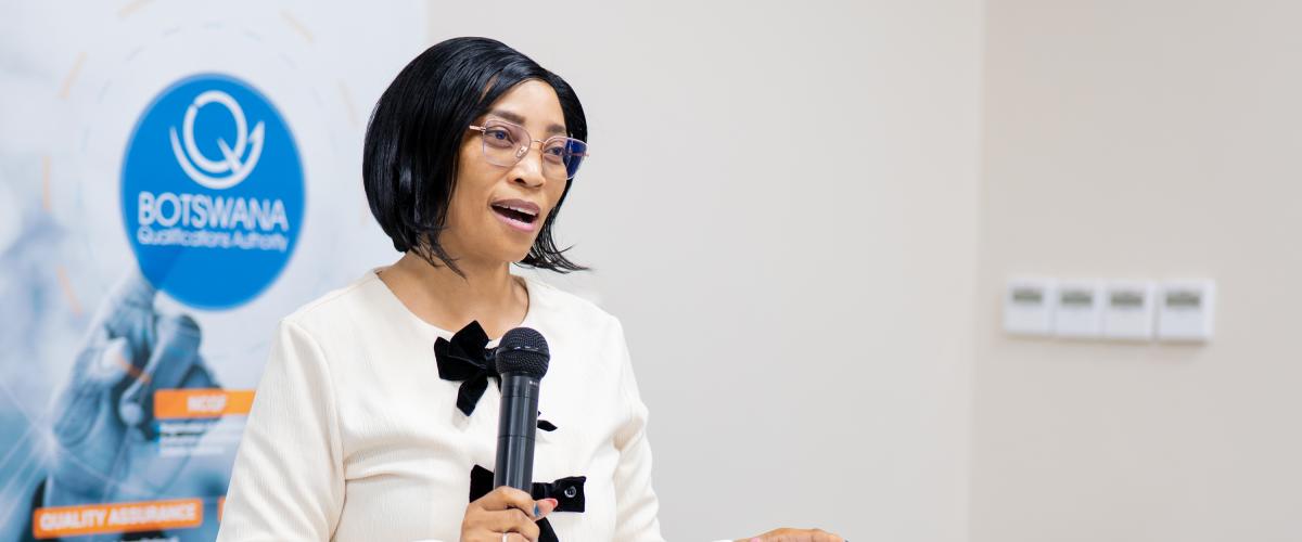 Ag. Director NCQF Services ~ Ms. Lesego Barakanyi